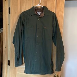 Mens small carhartt jacket in dark army green